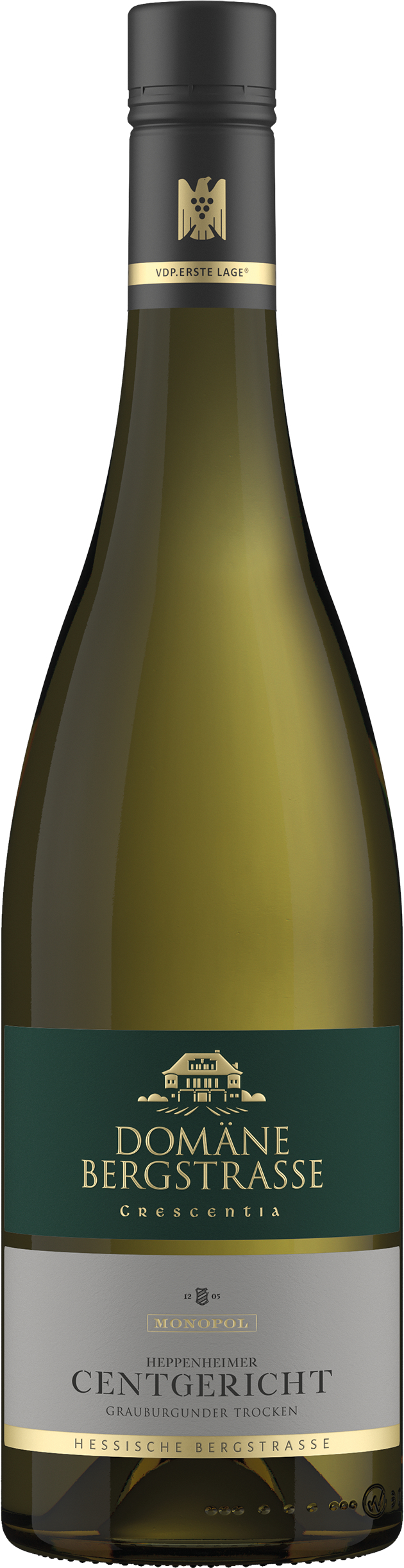 Heppenheimer Centgericht Grauburgunder Crescentia VDP. Erste Lage