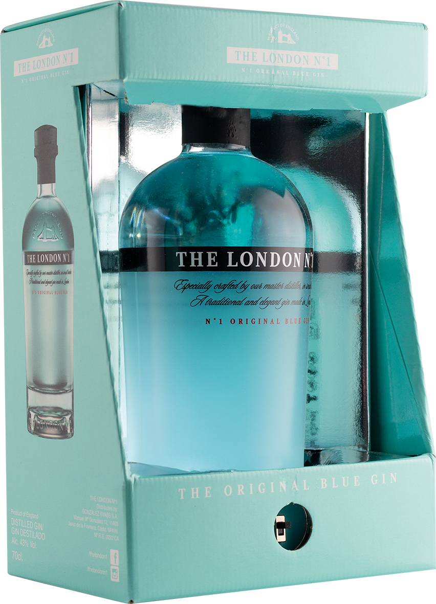 The London No.1 Gin in leuchtender Geschenkverpackung