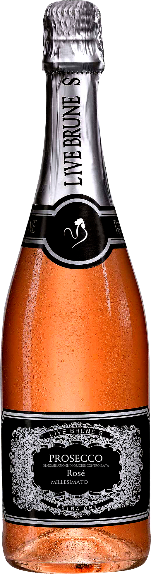 Live Brune S Rosé Millesimato Extra Dry Prosecco DOC
