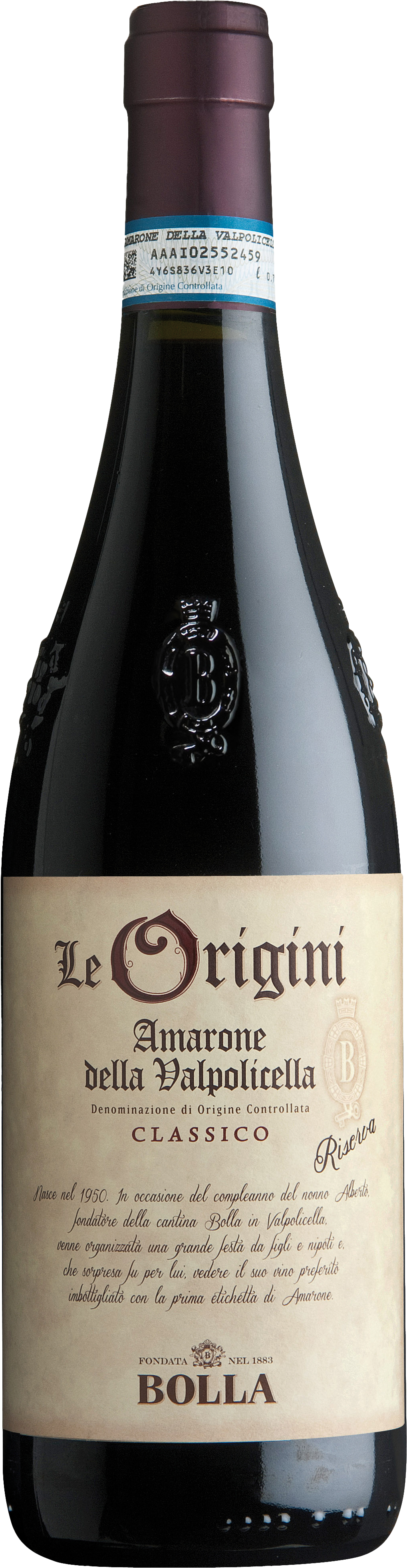 Le Origini Amarone della Valpolicella DOCG Classico Riserva