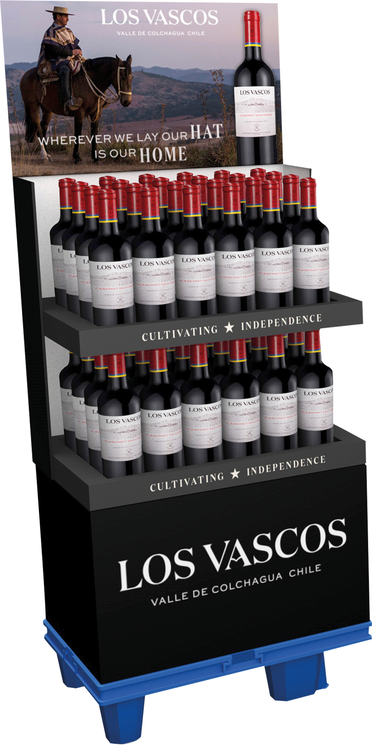 Los Vascos Cabernet Sauvignon 48er Display