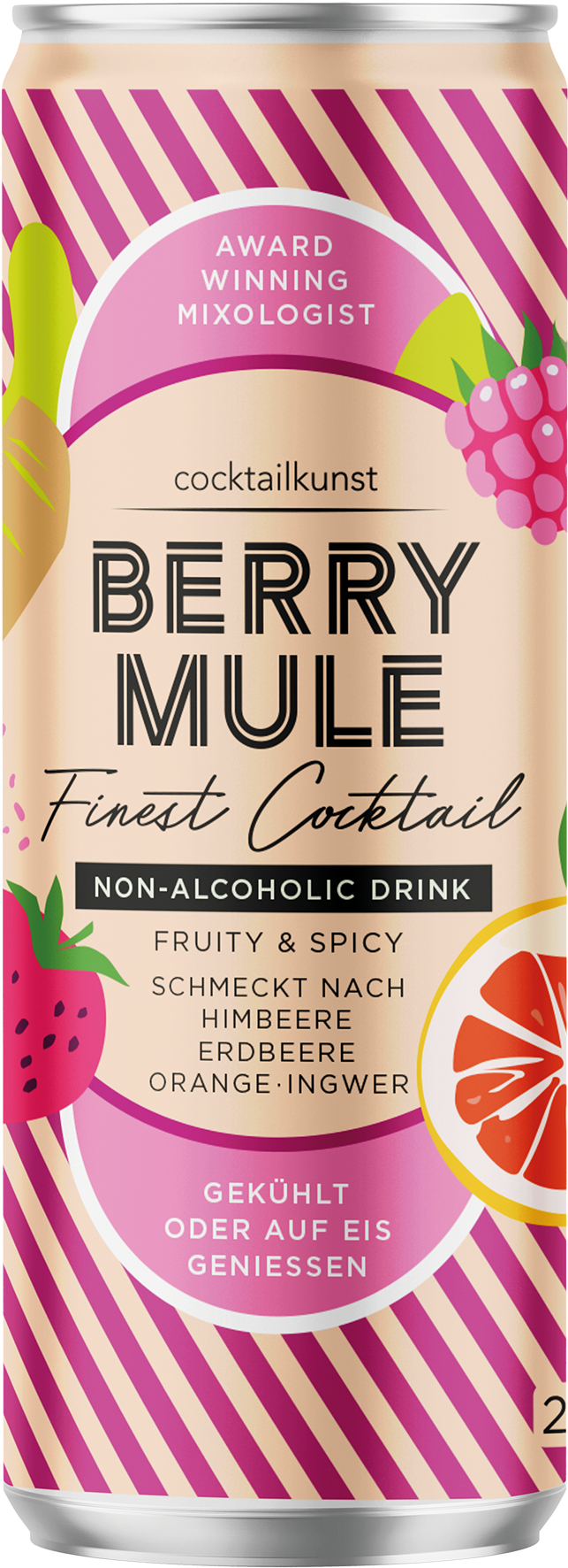 Cocktailkunst Berry Mule