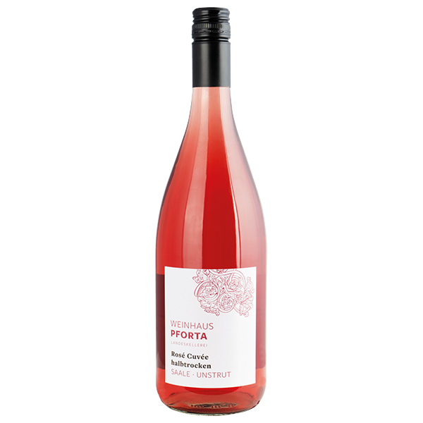 Kloster Pforta Klosterschoppen Rosé Qualitätswein halbtrocken Liter
